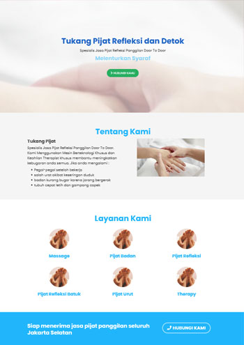 landing page blogspot