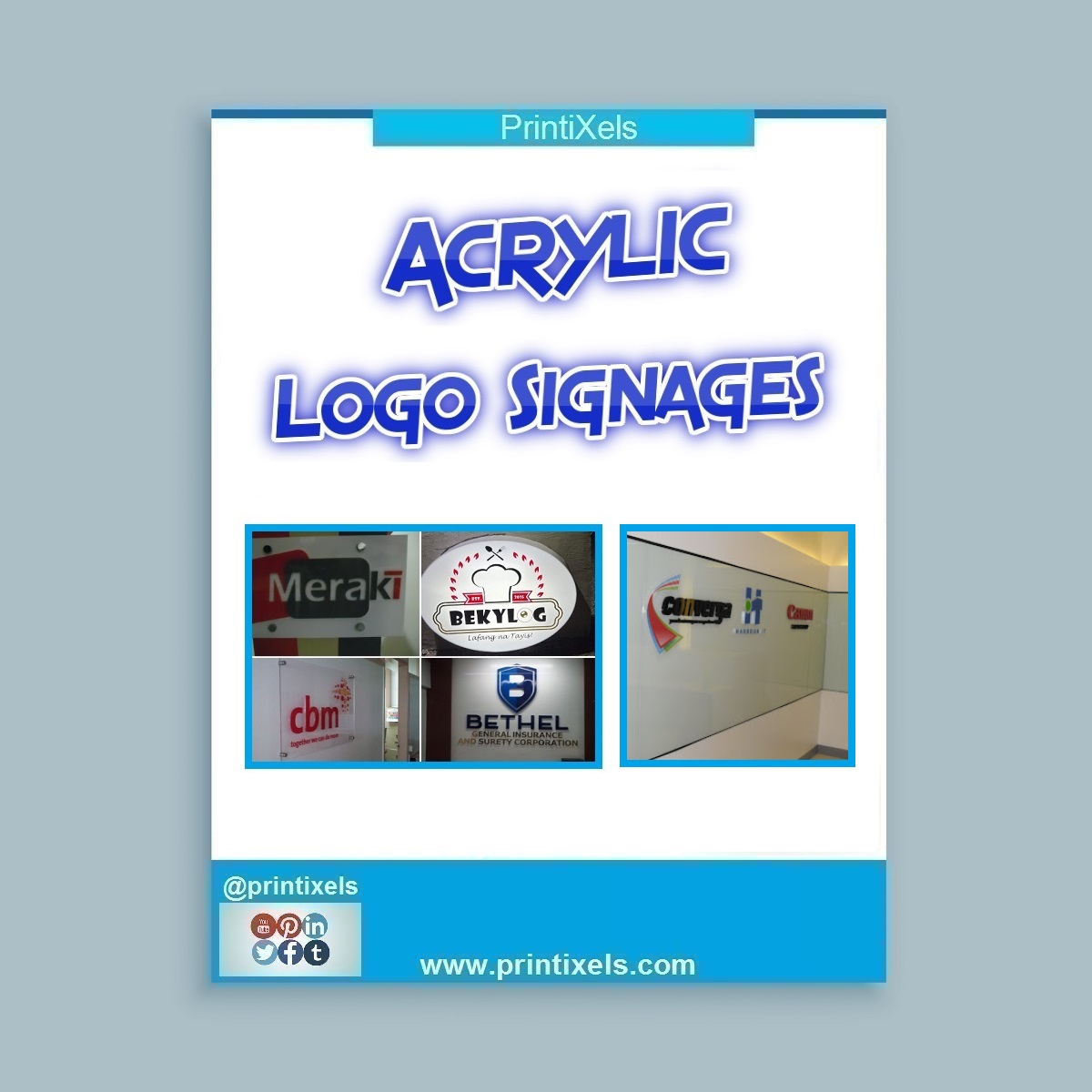 Acrylic Logo Signages Philippines