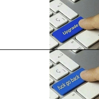 UPGRADE FUCK GO BACK KEYBOARD 