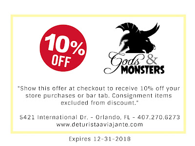 Coupon Discount 10% off in Gods and Monsters