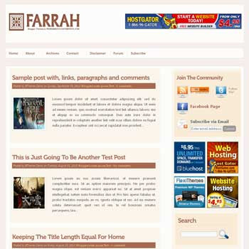 Farrah blogger template. pagination for blogger ready. 4 column footer blogger template