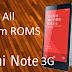 List Of ROMs Available for Xiaomi Redmi Note 3G