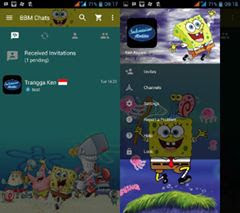 BBM MOD Animasi Spongebob V3.0.0.18 APK