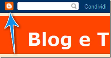 come accedere bacheca blogger navbar