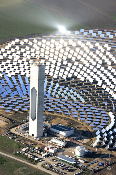 solar power tower. solar power tower spain. in