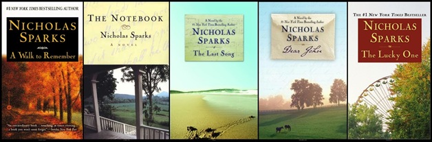 Nicholas Sparks portadas