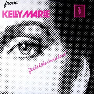 Album cover. Black and white halftone pixelated eye with pink writing