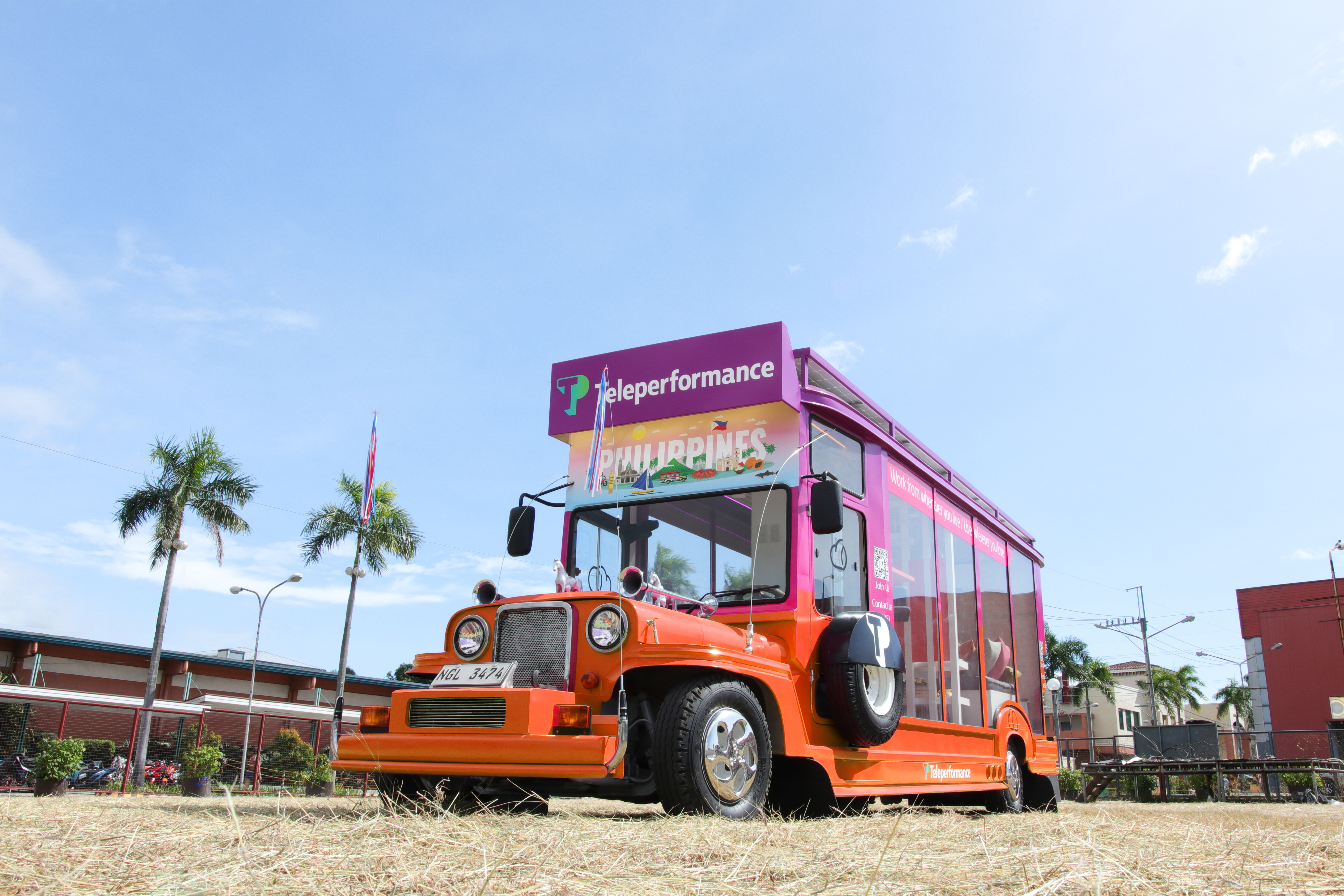 Teleperformance Promotes Work-at-Home Solution in Luzon with Cloud Campus Jeepney Roadshow