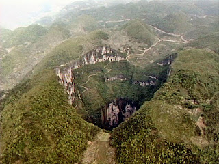 Largest Sinkholes on Worlds Largest Sinkholes Yungang Jpg
