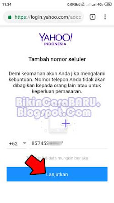 buat email yahoo lewat hp