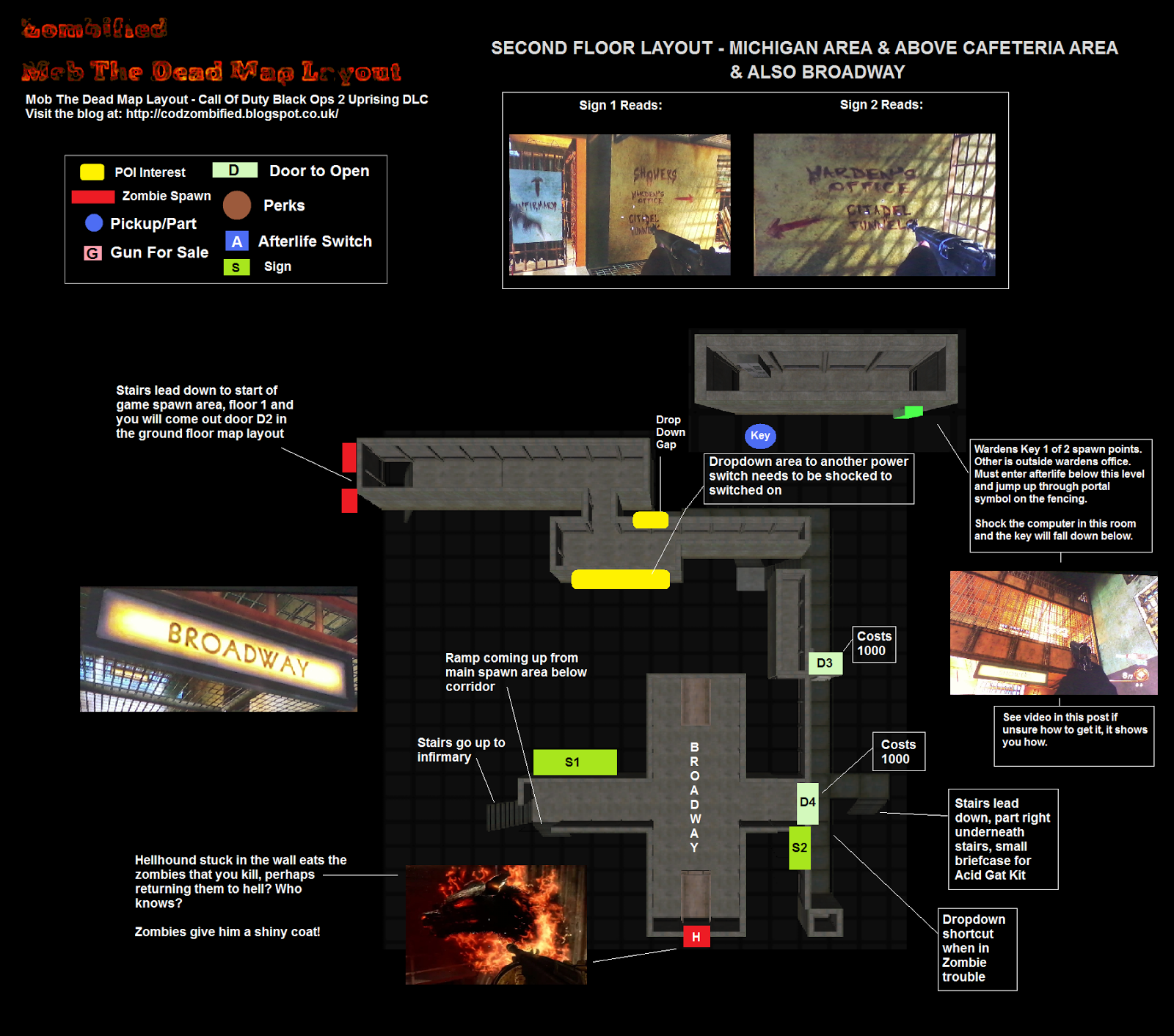 Zombified Call Of Duty Zombie Map Layouts Secrets Easter Eggs And Walkthrough Guides Mob Of The Dead Map Layout Second Floor Call Of Duty Black Ops 2 Uprising Dlc