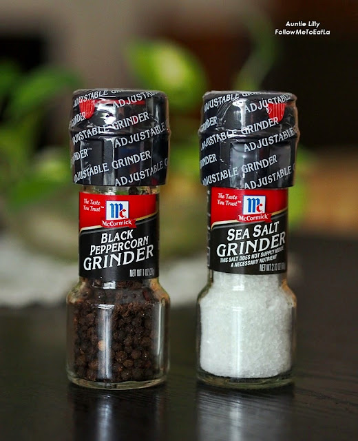 McCormick Black Peppercorn Grinder & McCormick Sea Salt Grinder