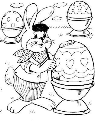 Easter Coloring Pages Print on Print This Page