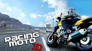 Screenshots of the Racing moto 3D for Android tablet, phone.