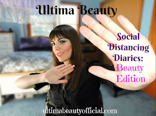 Ultima Beauty with hand forward. Text reads "Ultima Beauty Social Distancing Diaries: Beauty Edition"