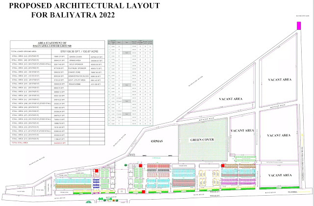 Lower Balijatra Ground Stalls Map 2022
