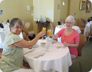 Safety Harbor Resort brunch - Here's to friends!