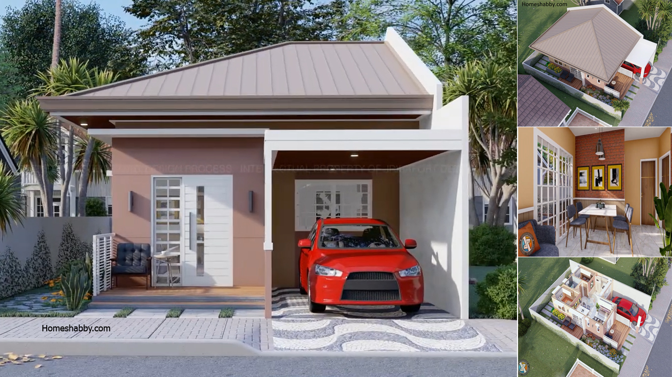 Desain Dan Denah Rumah Minimalis Ukuran 8 X 12 M Dengan Landscaping Area Samping Rumah Lebih Segar Homeshabbycom Design Home Plans