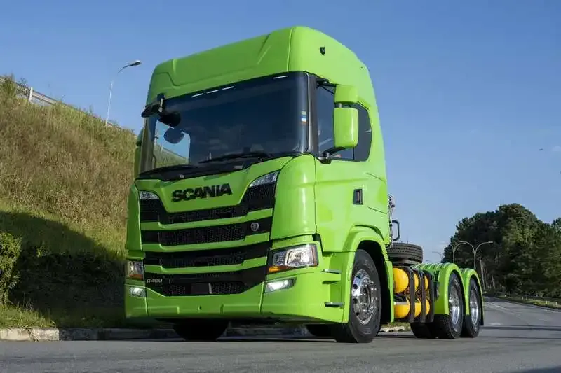 Novo Scania G 460 X-Gás verde