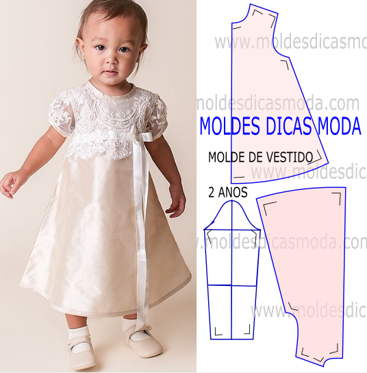 Moldes de roupas de bebe grátis para imprimir 