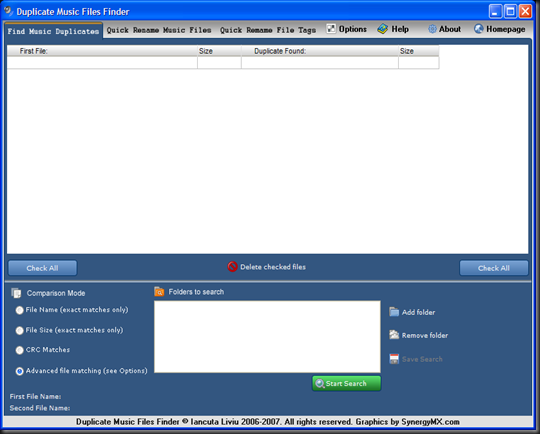Duplicate Music Files Finder 1