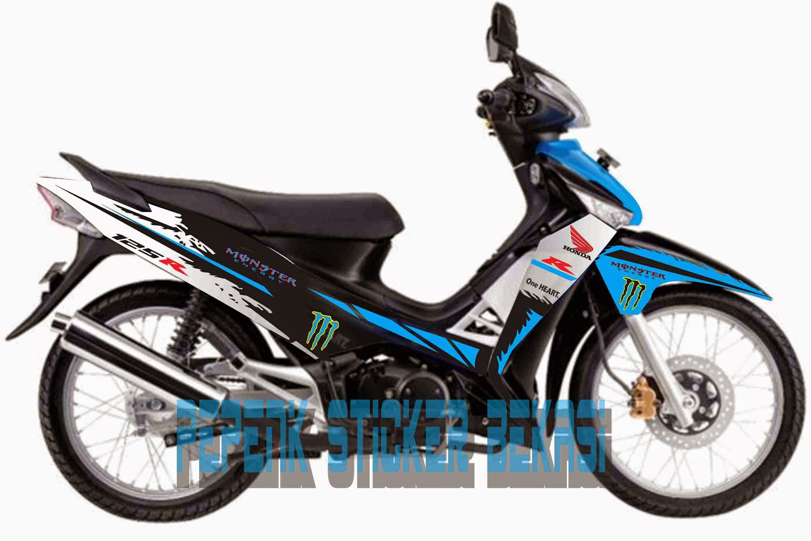 Foto Honda Supra X 125 Cutting Sticker Modif Sticker