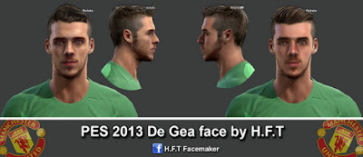 PES 2013 De Gea face by H.F.T