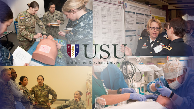 A collection of the many ways in which USU's Daniel K. Inouye Graduate School of Nursing trains and educates the next generation of nurses. (Photo credit: Akea Brown, Tom Balfour, USU)