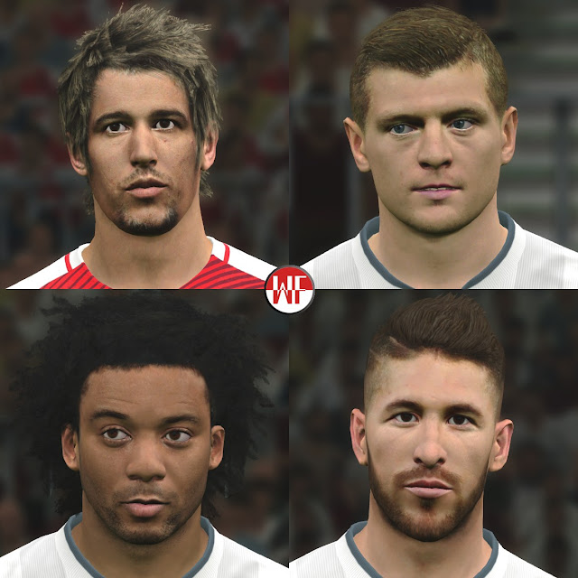 Download [PES 2016 & PES 2017] Real Madrid Facepack (5th Facepack) by WER