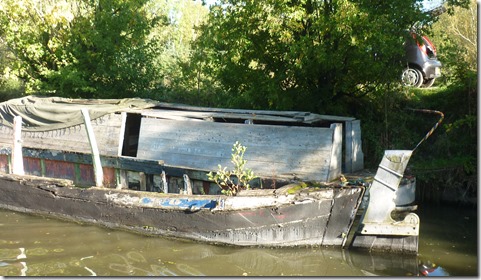 2 rotting boats
