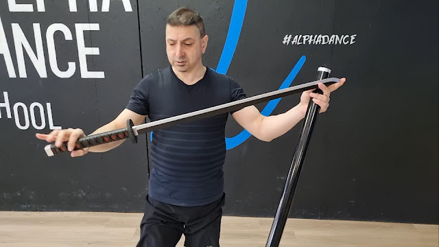 Обрезиненная катана с ножнами для баттодо, синкендо для детей в школе кендзюцу Katana Club