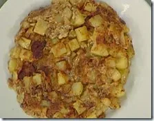 Frico di primavera con insalatina di finocchi
