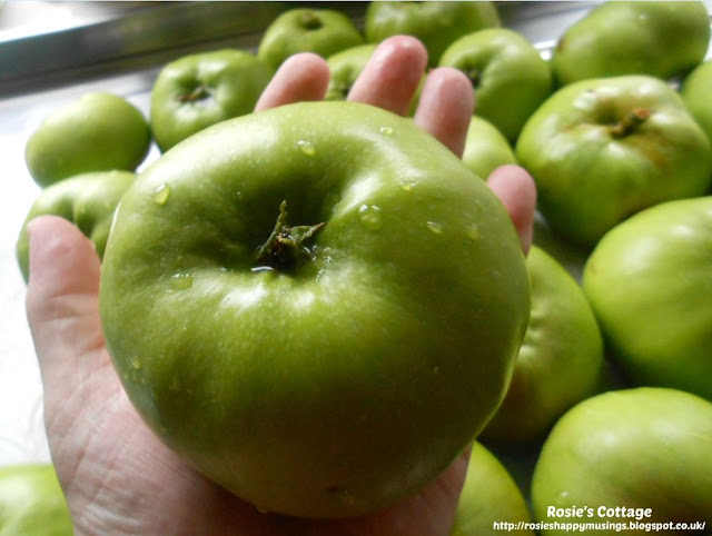 Let's bake some delicious apple turnovers - Let's start by washing, peeling, then core and slice your lovely apples 