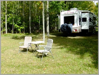 Campsite In Michigan