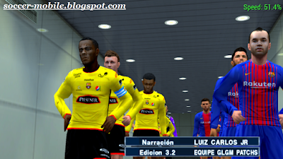 Download PES 2018 GLGM V3.2 Official Luiz.C JR 2 PPSSPP