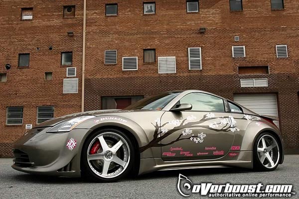 Nissan 350z Modified Airbrush