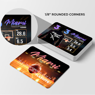 Velvet Soft Touch Trading Cards Printing