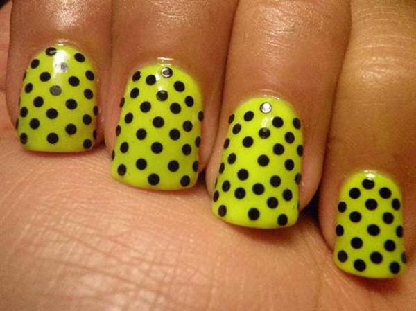 Yellow Nail Art