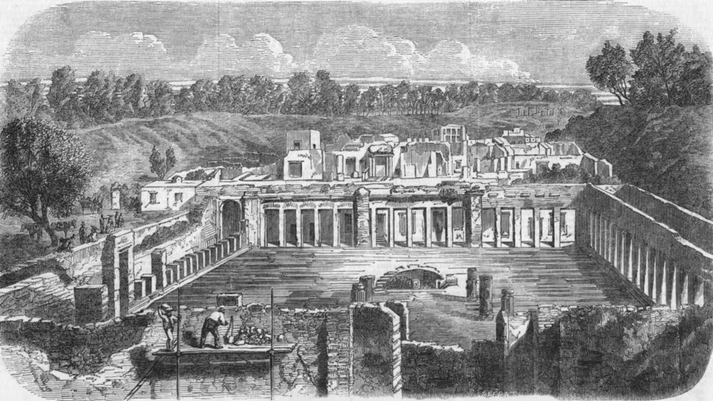 http://www.antiquaprintgallery.com/italy-excavations-pompeii-ruins-palace-of-diomede-1859-106942-p.asp