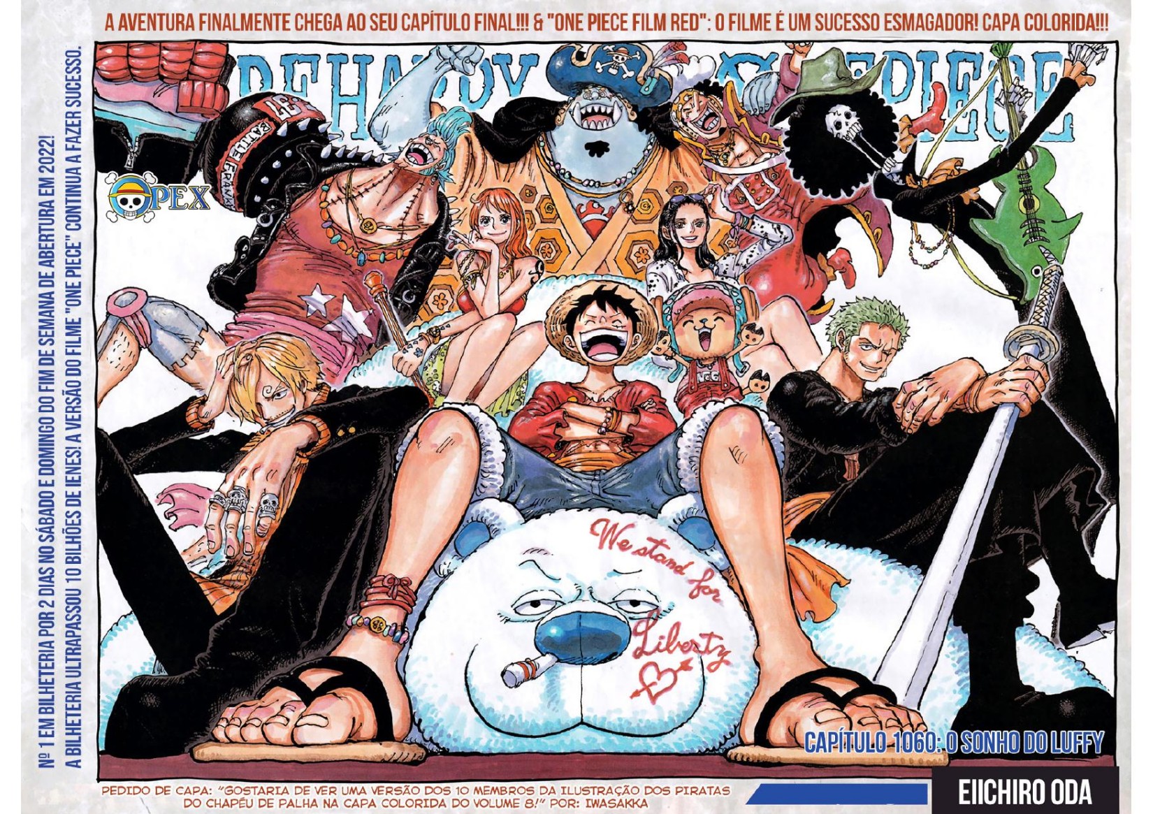 ONE PIECE 1079 - VERSÃO FINAL COLORIDO, tradução oficial 