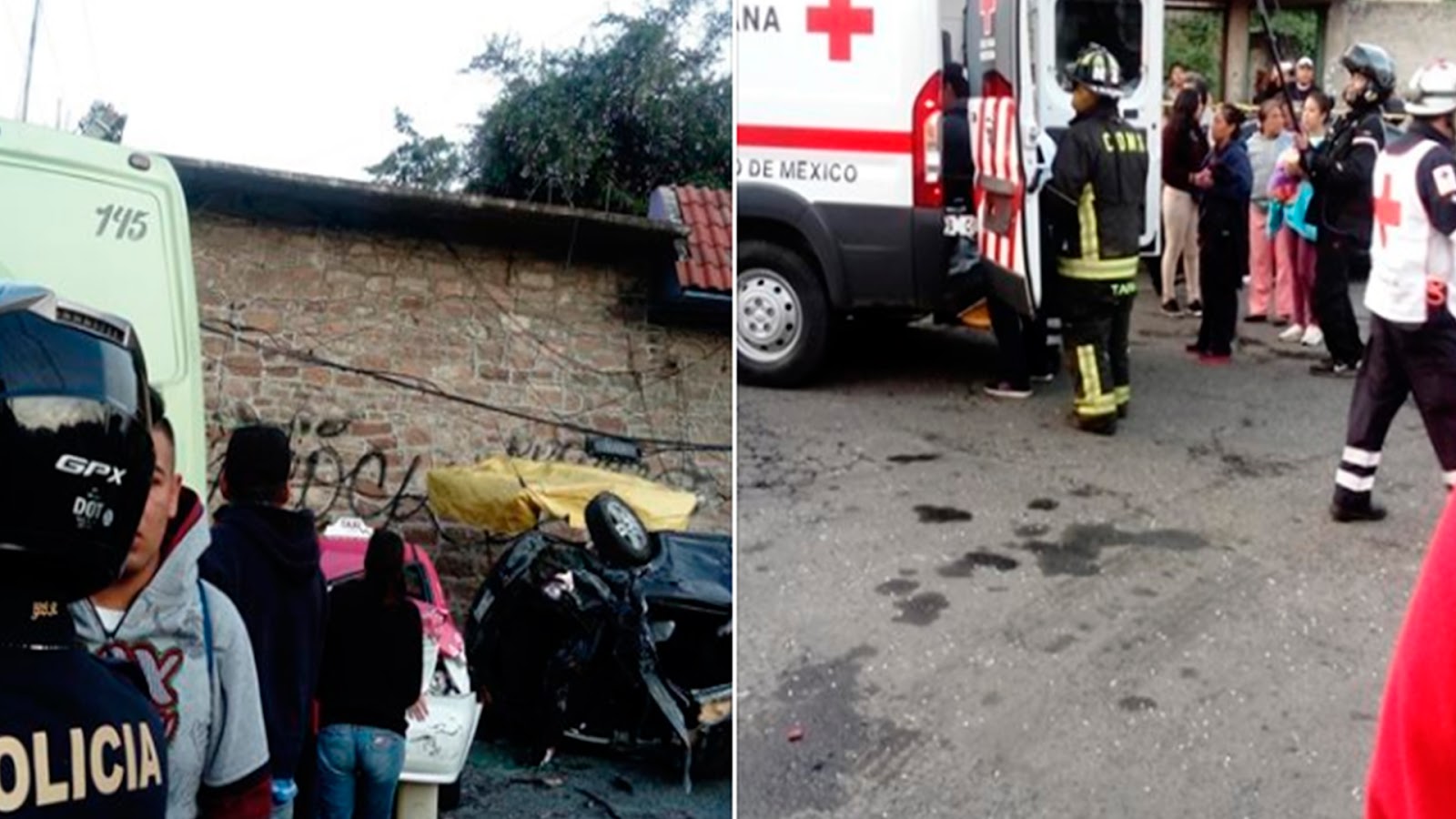 Camión de la RUTA 18 se queda sin frenos y se impacta contra 3 autos al menos 20 lesionados (VÍDEO) 