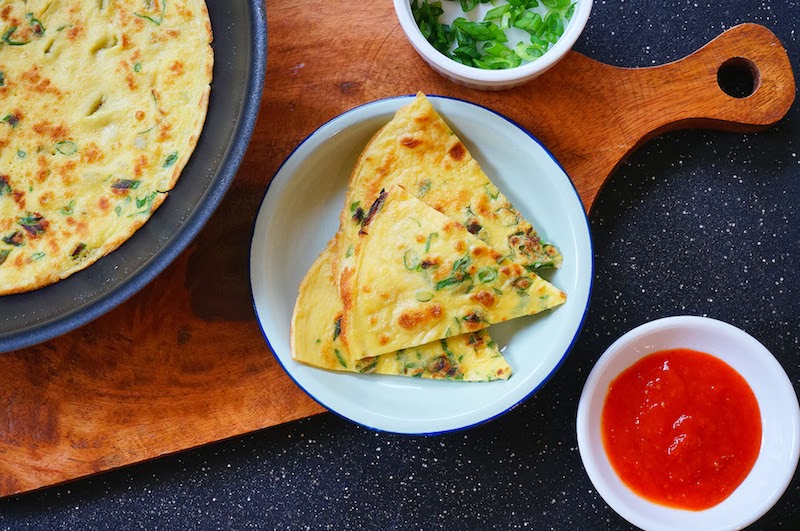 Scallion  flour Chinese Seasaltwithfood: Egg Pancakes using how make to rice pancakes