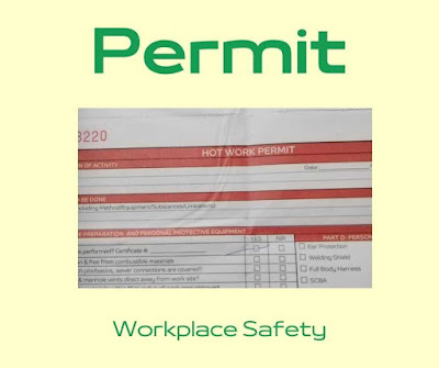 Permit to work system HSE
