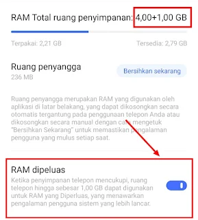 4. Cara Menambah RAM HP Android Tanpa Root dan Tanpa Aplikasi