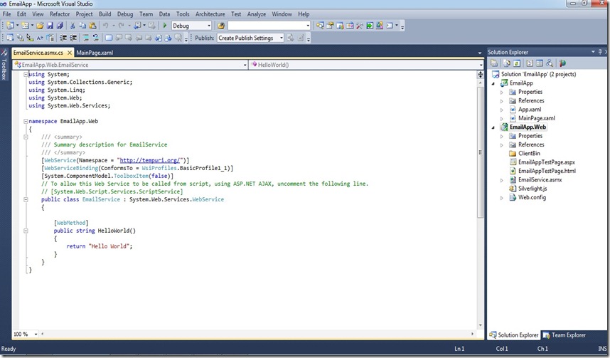 AddingWebService AddingWebService