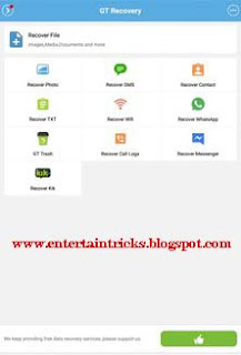 GT Recovery - An Android Mobile Data & Chat Recovery App for Free Now