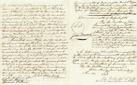 A document of handwritten text.