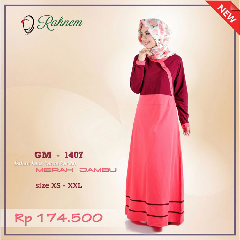 Baju Muslim Terbaru 2018 Online: Katalog Rahnem 2017