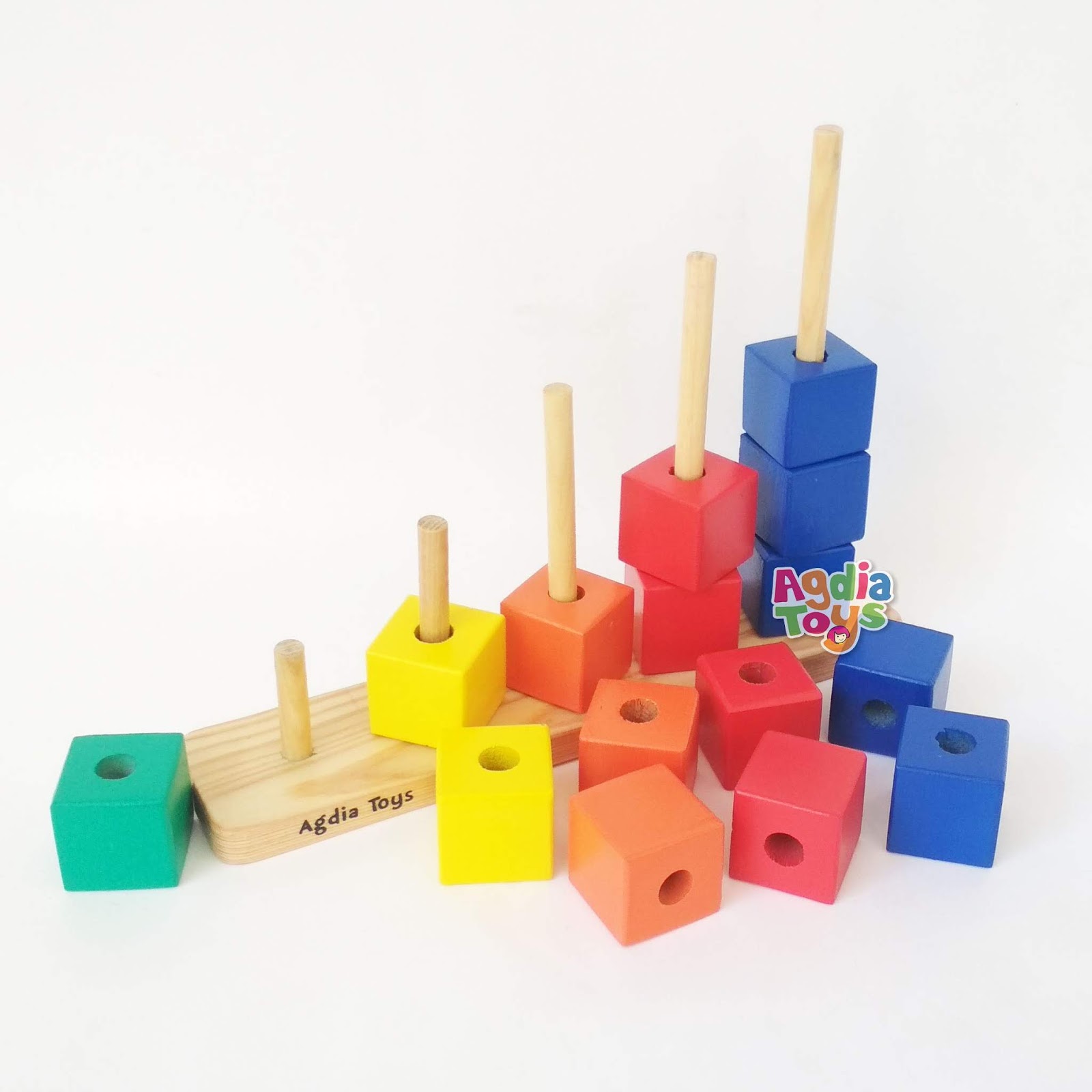 Tangga Balok Warna SEBUTIK EDUTOYS