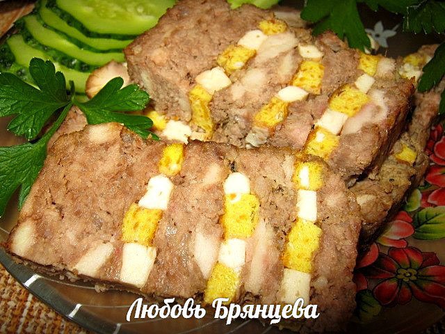 мясной рулет в домашних условиях